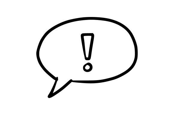 Exclamation Mark Bubble: Graphics & Illustrations Review