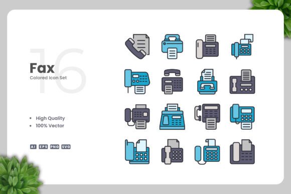Fax Color Icons: A Designer's Review for Embroidery