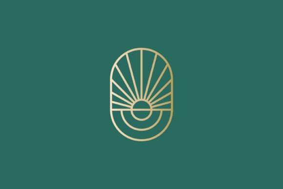 Golden Sunrise Logo Agricultural: Graphics & Logo Templates
