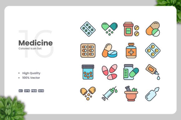 Medicine Colored Icons: A Designer's Stitch Review