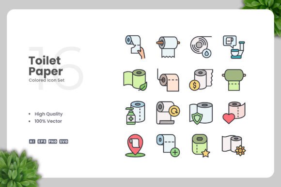 Toilet Paper Colored Icons: A Designer's Stitch Review